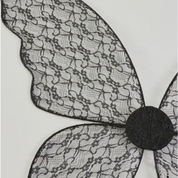 Cosplay Fantasy Sheer Lace Wings - Picture 4 of 5